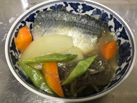 ピリ辛  鯖の味噌煮込み♪